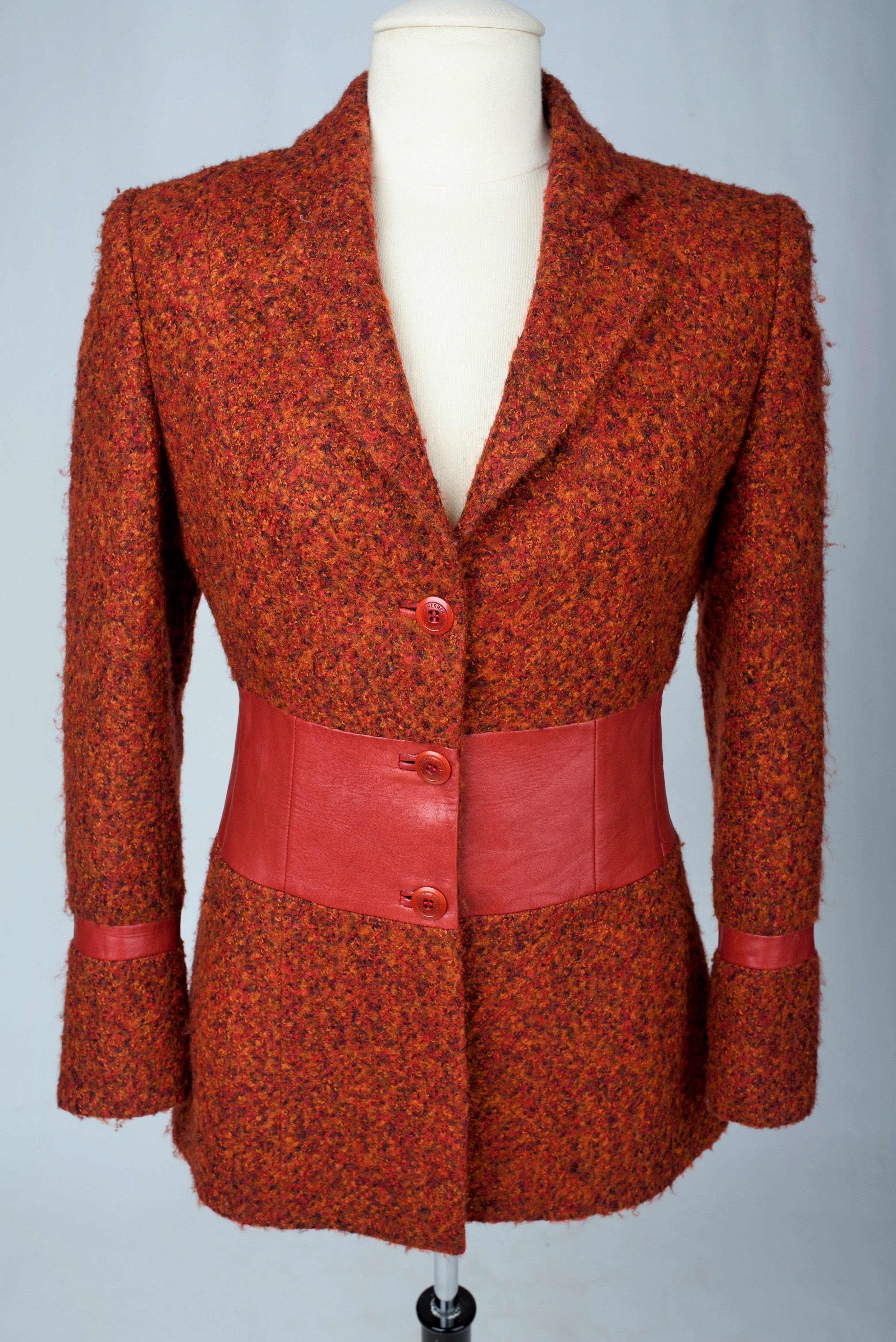Wool suit jacket Jean-Louis Scherrer Brown size 38 FR in Wool